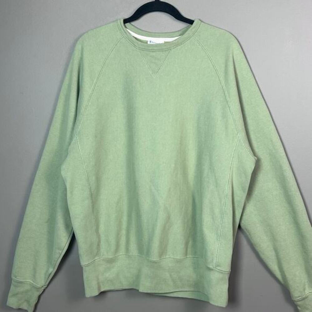 Champion sweatshirt men's Medium reverse weave VTG sea green‎ tapered vtg 90s